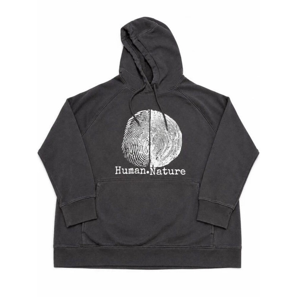 XXL Black Graphic Hoodie